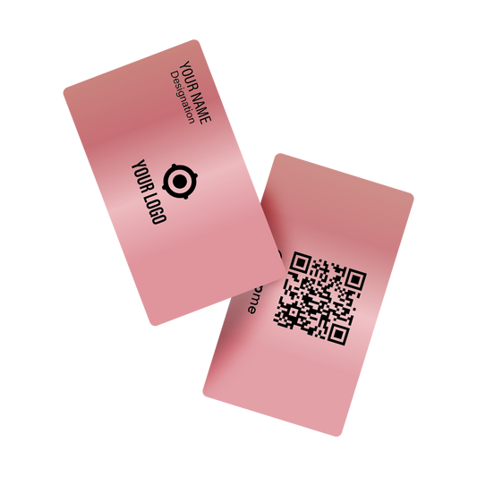 Rose Gold Metal Cards