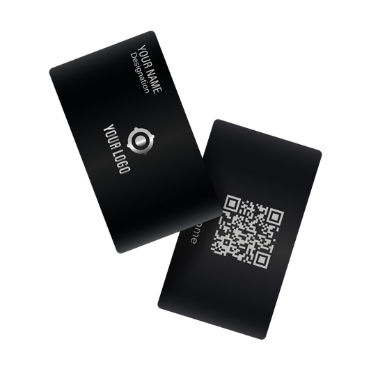 Black Engraved Metal Cards